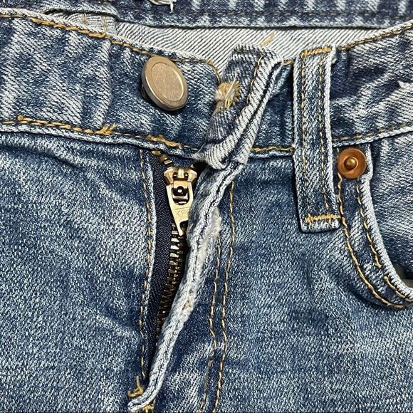 Bakerstreet Distressed Skinny Raw Hem Jeans SIZE 26 - Picture 8 of 15